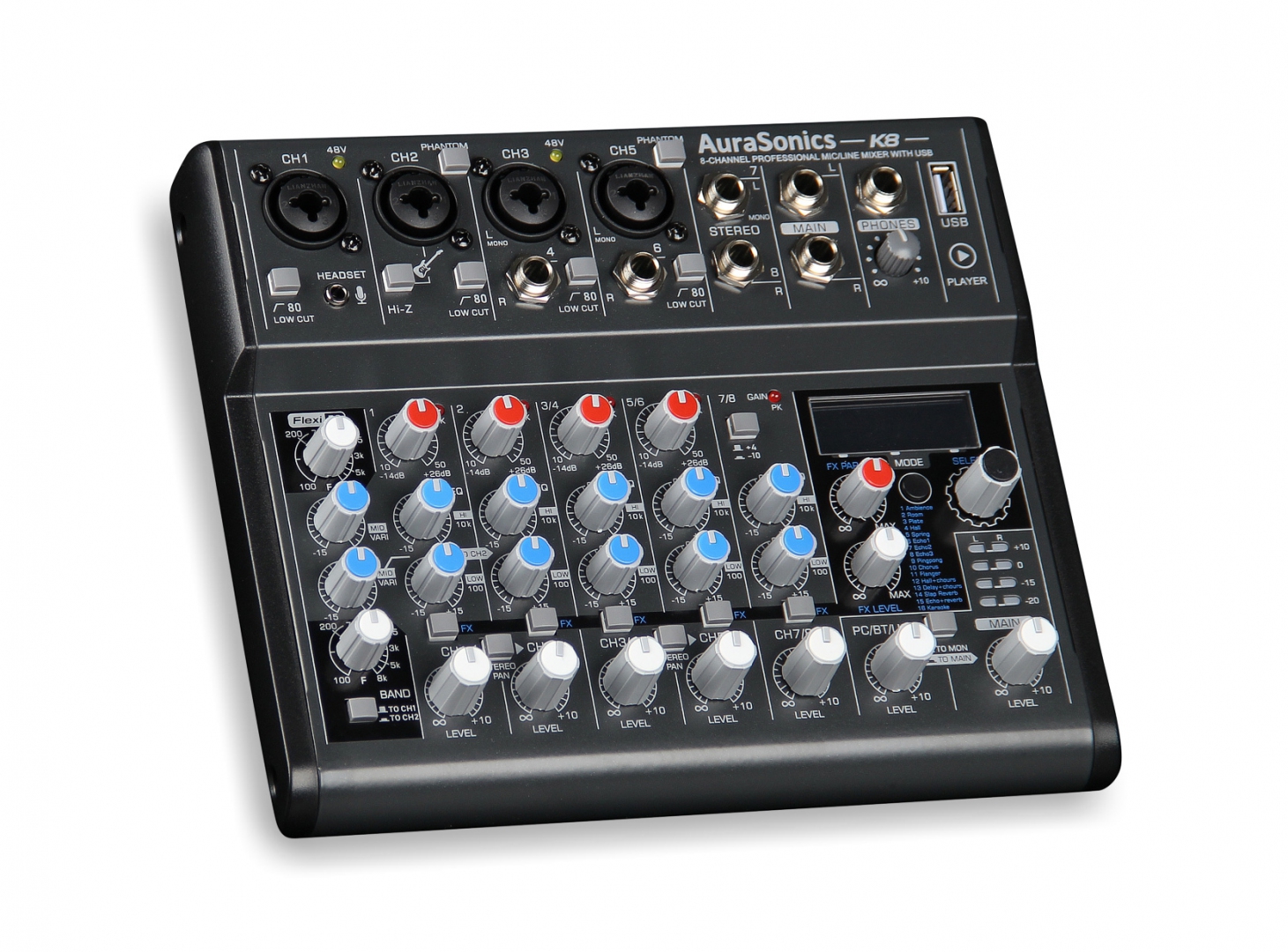 AuraSonics K8 компактный микшерный пульт в Тутаеве