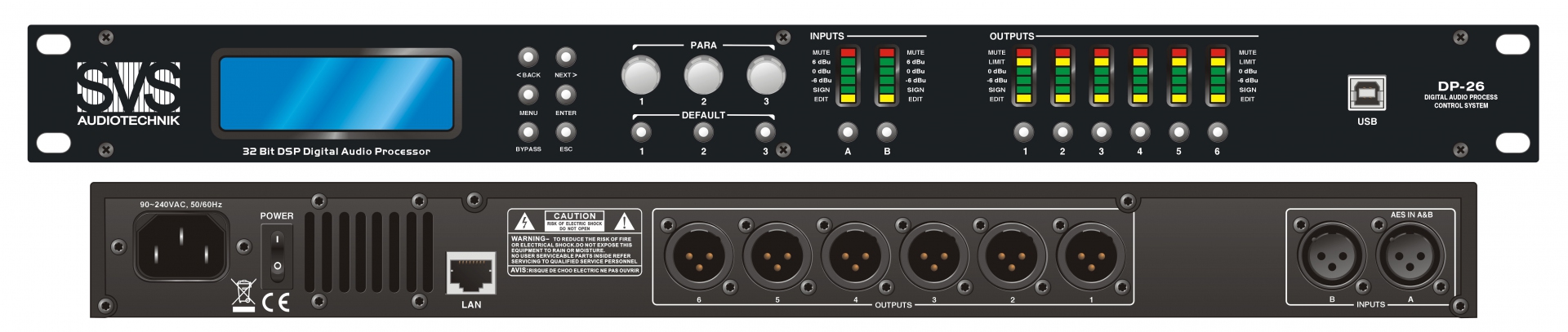 SVS Audiotechnik DP-26 Цифровой процессор: 2 входа 6 выходов в Тутаеве