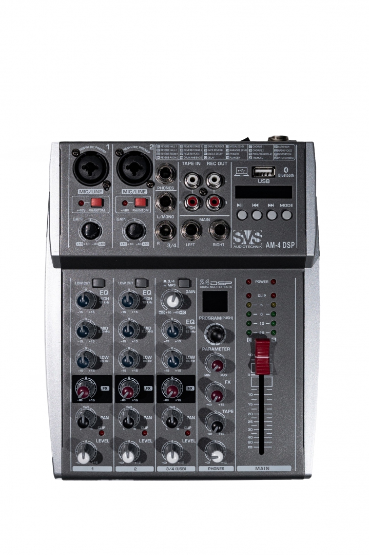 SVS Audiotechnik mixers AM-4 DSP Аналоговый микшерный пульт, 4-канала в Тутаеве