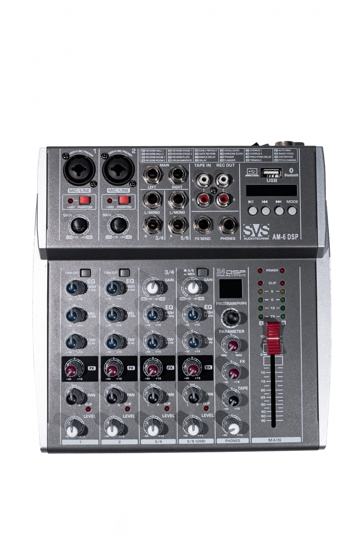 SVS Audiotechnik mixers AM-6 DSP Микшерный пульт аналоговый, 6-канальный SVS Audiotechnik mixers в Тутаеве
