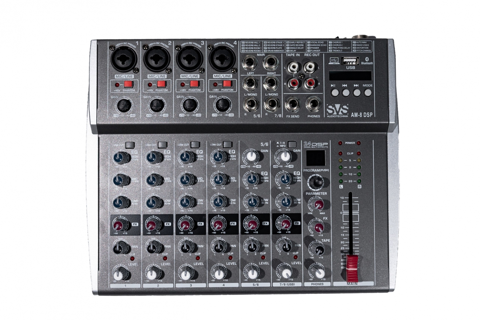 SVS Audiotechnik mixers AM-8 DSP Микшерный пульт аналоговый, 8-канальный в Тутаеве